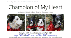 Desktop Screenshot of championofmyheart.com
